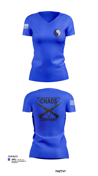 Womens Short Sleeve Vneck Shirt, C-Co 1/116 29th IN BDE, , Teamtime, Team time, sublimation, custom sports apparel, team uniforms, spirit wear, spiritwear, sports uniforms, custom shirts, team store, custom team store, fundraiser sports, apparel fundraiser