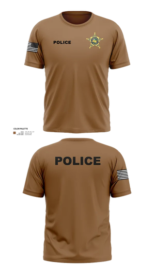 Short Sleeve Performance Shirt, St. Joseph County Police Department, , Teamtime, Team time, sublimation, custom sports apparel, team uniforms, spirit wear, spiritwear, sports uniforms, custom shirts, team store, custom team store, fundraiser sports, apparel fundraiser