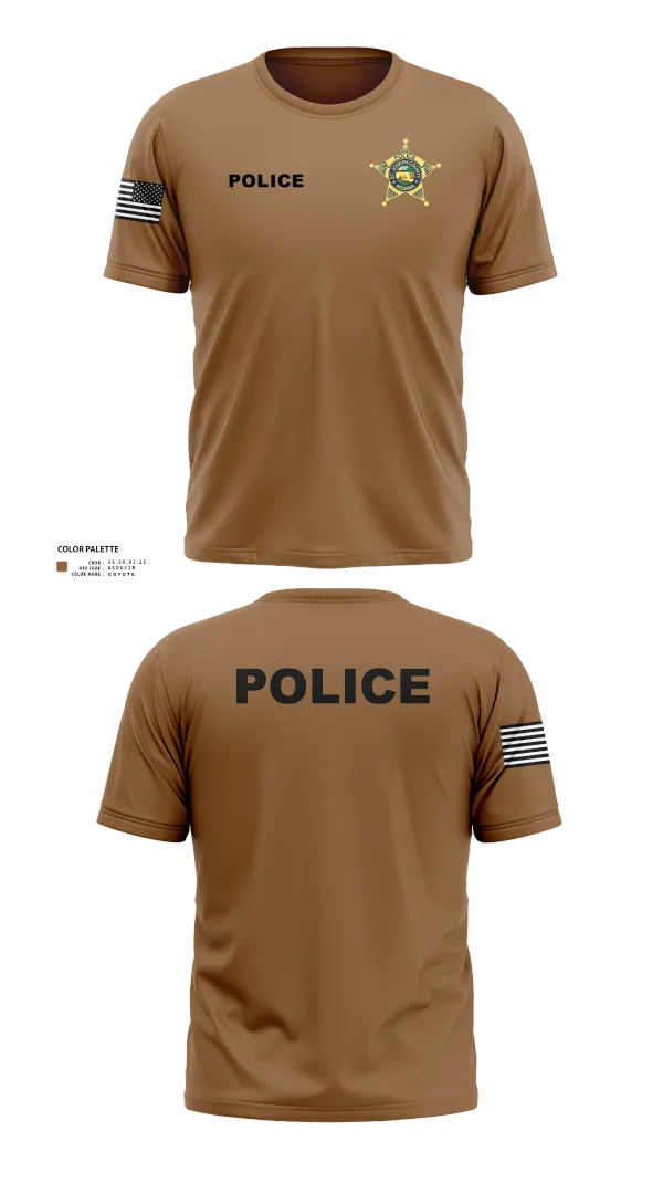 Short Sleeve Performance Shirt, St. Joseph County Police Department, , Teamtime, Team time, sublimation, custom sports apparel, team uniforms, spirit wear, spiritwear, sports uniforms, custom shirts, team store, custom team store, fundraiser sports, apparel fundraiser