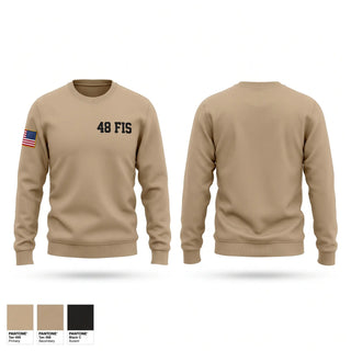 Crew Neck Sweatshirt, 48 FIS, Air Force, Teamtime, Team time, sublimation, custom sports apparel, team uniforms, spirit wear, spiritwear, sports uniforms, custom shirts, team store, custom team store, fundraiser sports, apparel fundraiser