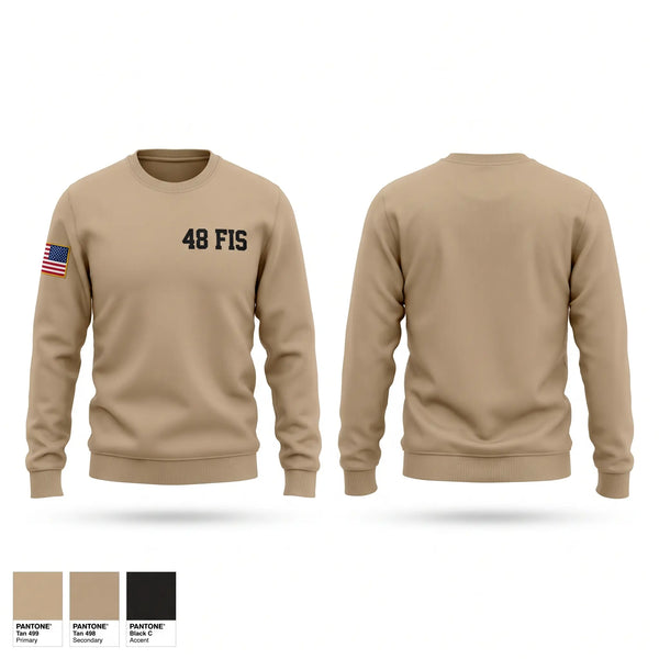 Crew Neck Sweatshirt, 48 FIS, Air Force, Teamtime, Team time, sublimation, custom sports apparel, team uniforms, spirit wear, spiritwear, sports uniforms, custom shirts, team store, custom team store, fundraiser sports, apparel fundraiser