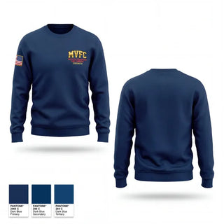 Crew Neck Sweatshirt, Millville Volunteer Fire Company, EMS/EMT, Teamtime, Team time, sublimation, custom sports apparel, team uniforms, spirit wear, spiritwear, sports uniforms, custom shirts, team store, custom team store, fundraiser sports, apparel fundraiser