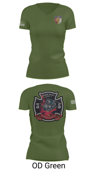 Womens Short Sleeve Vneck Shirt, Truck 35, , Teamtime, Team time, sublimation, custom sports apparel, team uniforms, spirit wear, spiritwear, sports uniforms, custom shirts, team store, custom team store, fundraiser sports, apparel fundraiser