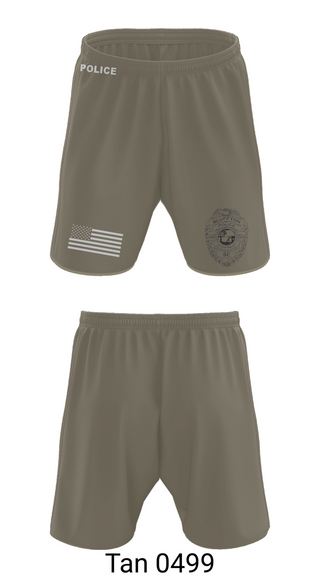 Athletic Shorts With Pockets, Bluffton PD, , Teamtime, Team time, sublimation, custom sports apparel, team uniforms, spirit wear, spiritwear, sports uniforms, custom shirts, team store, custom team store, fundraiser sports, apparel fundraiser