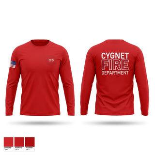 Long Sleeve Performance Shirt, Cygnet, Fire Department, Teamtime, Team time, sublimation, custom sports apparel, team uniforms, spirit wear, spiritwear, sports uniforms, custom shirts, team store, custom team store, fundraiser sports, apparel fundraiser