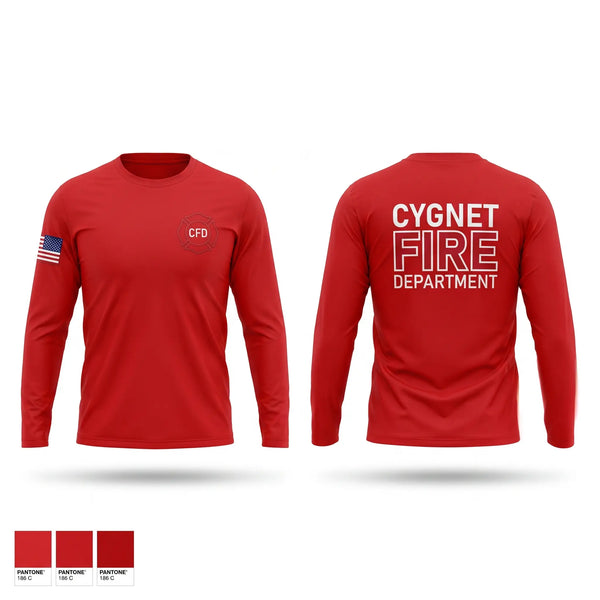 Long Sleeve Performance Shirt, Cygnet, Fire Department, Teamtime, Team time, sublimation, custom sports apparel, team uniforms, spirit wear, spiritwear, sports uniforms, custom shirts, team store, custom team store, fundraiser sports, apparel fundraiser