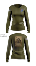 Headquarters 3/11 39543017 Women's Long Sleeve V-neck Shirt - 1