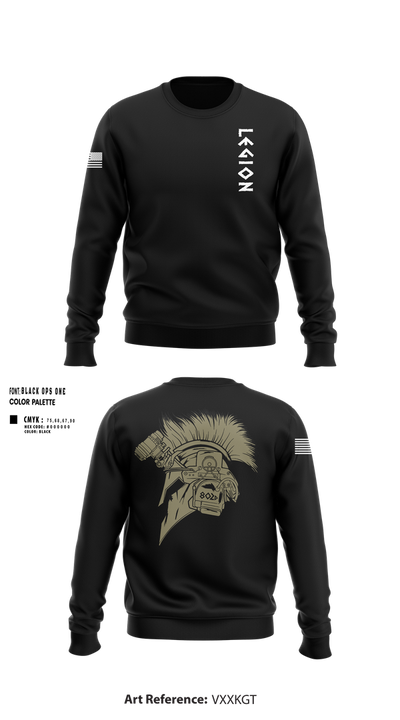 802D Security Forces Squadron 12990012 Crew Neck Sweatshirt - 100