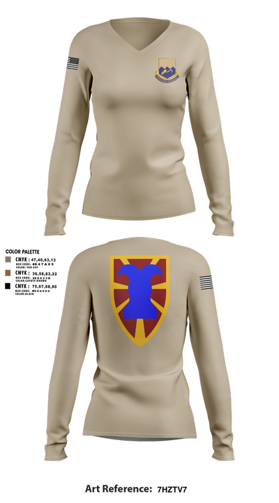 331 transportation company 93434208 Women's Long Sleeve V-neck Shirt - 3