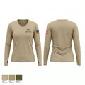 NFD SPEC OPs Women's Long Sleeve V-neck Shirt - 1