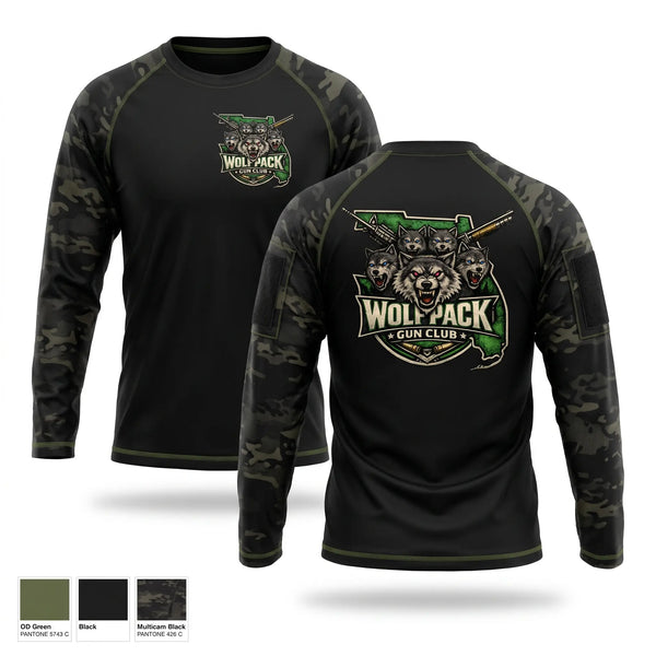 Long Sleeve Performance Shirt, The Wolfpack Gun Club, , Teamtime, Team time, sublimation, custom sports apparel, team uniforms, spirit wear, spiritwear, sports uniforms, custom shirts, team store, custom team store, fundraiser sports, apparel fundraiser