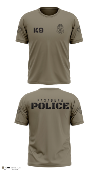 Old School Cotton Feel Shirt, Pasadena K9, Police, Teamtime, Team time, sublimation, custom sports apparel, team uniforms, spirit wear, spiritwear, sports uniforms, custom shirts, team store, custom team store, fundraiser sports, apparel fundraiser