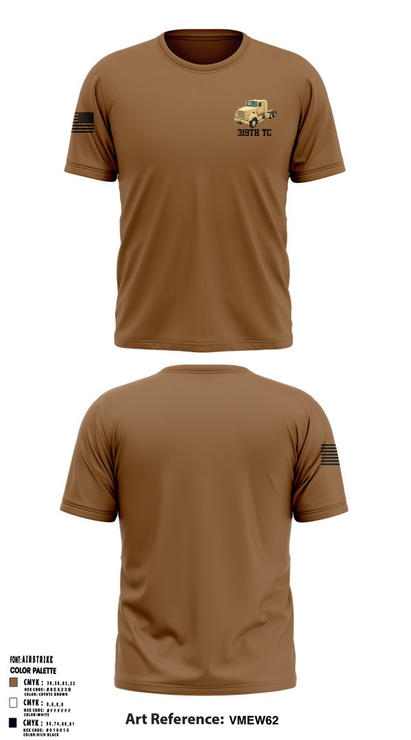 Old School Cotton Feel Shirt, 319th TC, , Teamtime, Team time, sublimation, custom sports apparel, team uniforms, spirit wear, spiritwear, sports uniforms, custom shirts, team store, custom team store, fundraiser sports, apparel fundraiser