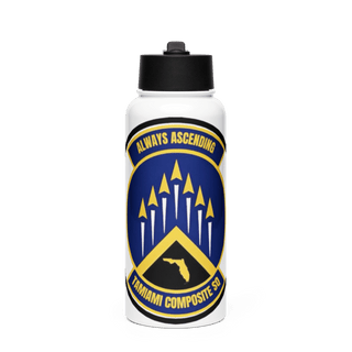 SER-FL-355 TAMIAMI COMPOSITE SQUADRON Stainless Steel Water Bottle with a Straw Lid