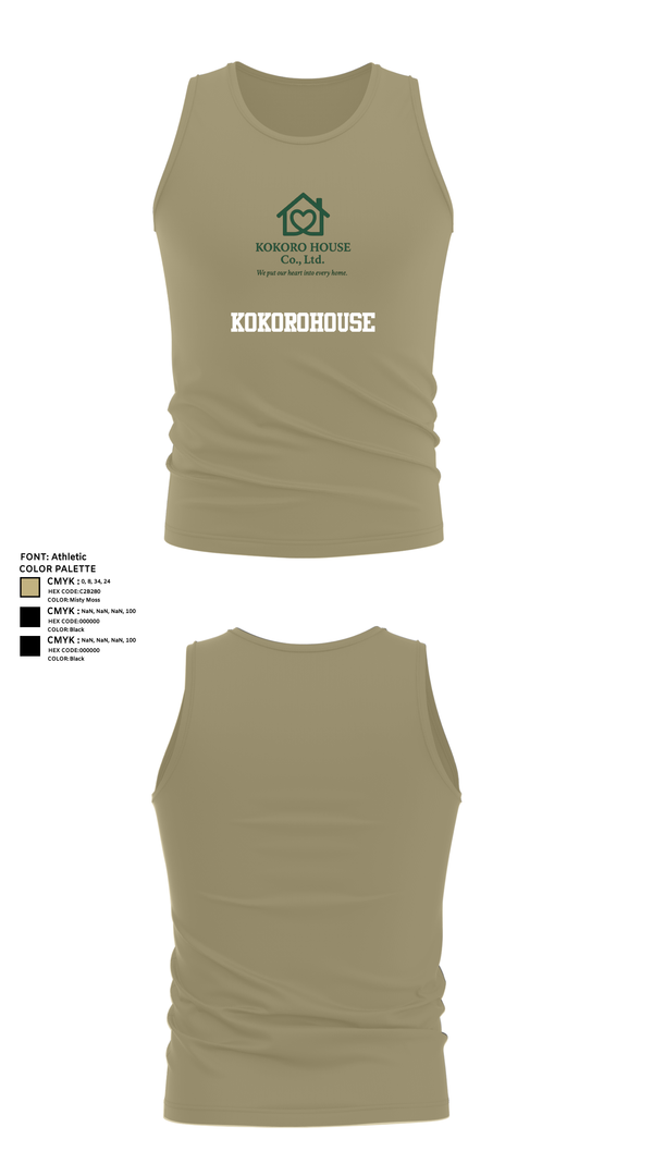 Tank Top, KOKOROHOUSE, , Teamtime, Team time, sublimation, custom sports apparel, team uniforms, spirit wear, spiritwear, sports uniforms, custom shirts, team store, custom team store, fundraiser sports, apparel fundraiser