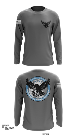 Long Sleeve Performance Shirt, Critical Incident Intelligence Unit, , Teamtime, Team time, sublimation, custom sports apparel, team uniforms, spirit wear, spiritwear, sports uniforms, custom shirts, team store, custom team store, fundraiser sports, apparel fundraiser