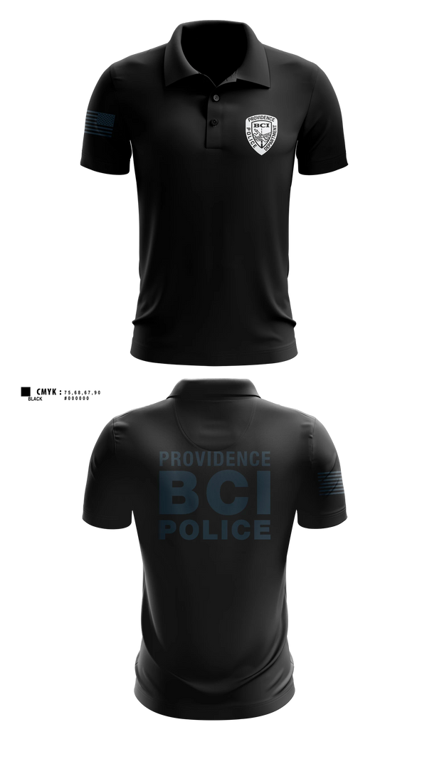 Short Sleeve Performance Polo, Providence Police BCI, Police, Teamtime, Team time, sublimation, custom sports apparel, team uniforms, spirit wear, spiritwear, sports uniforms, custom shirts, team store, custom team store, fundraiser sports, apparel fundraiser