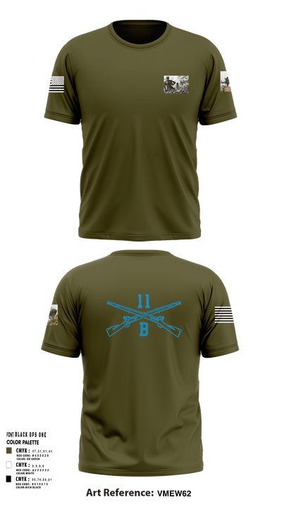 218th Maneuver brigade 66845411 Short Sleeve Performance Shirt - 1