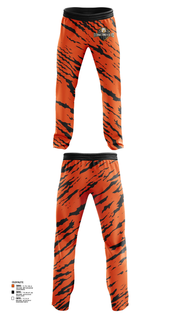 Sweatpants, TITANS UNITED FC, Men's Soccer, Teamtime, Team time, sublimation, custom sports apparel, team uniforms, spirit wear, spiritwear, sports uniforms, custom shirts, team store, custom team store, fundraiser sports, apparel fundraiser