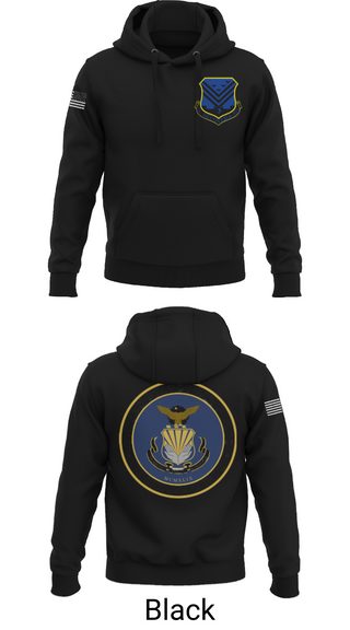 Hoodie, 116th Air Control Wing, Air Force, Teamtime, Team time, sublimation, custom sports apparel, team uniforms, spirit wear, spiritwear, sports uniforms, custom shirts, team store, custom team store, fundraiser sports, apparel fundraiser