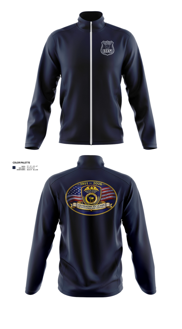 Fleece Jacket, Suffolk county auxiliary police, Police, Teamtime, Team time, sublimation, custom sports apparel, team uniforms, spirit wear, spiritwear, sports uniforms, custom shirts, team store, custom team store, fundraiser sports, apparel fundraiser