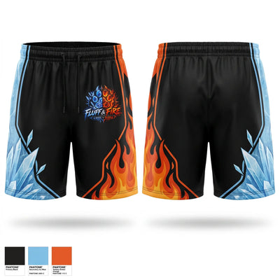 Chaos squad fire and Ice Athletic Shorts With Pockets - 1