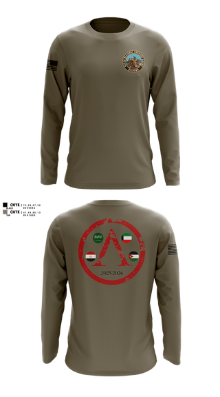 Long Sleeve Performance Shirt, 650th RSG, Army, Teamtime, Team time, sublimation, custom sports apparel, team uniforms, spirit wear, spiritwear, sports uniforms, custom shirts, team store, custom team store, fundraiser sports, apparel fundraiser