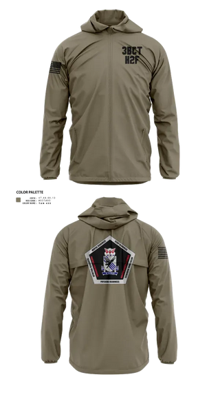 Windbreaker, 3BCT H2F, Army, Teamtime, Team time, sublimation, custom sports apparel, team uniforms, spirit wear, spiritwear, sports uniforms, custom shirts, team store, custom team store, fundraiser sports, apparel fundraiser