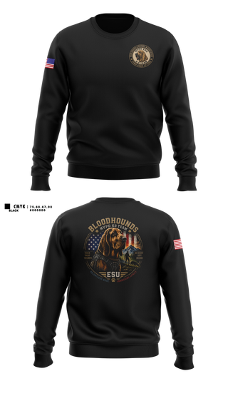 Crew Neck Sweatshirt, NYPD ESU K9, Police, Teamtime, Team time, sublimation, custom sports apparel, team uniforms, spirit wear, spiritwear, sports uniforms, custom shirts, team store, custom team store, fundraiser sports, apparel fundraiser