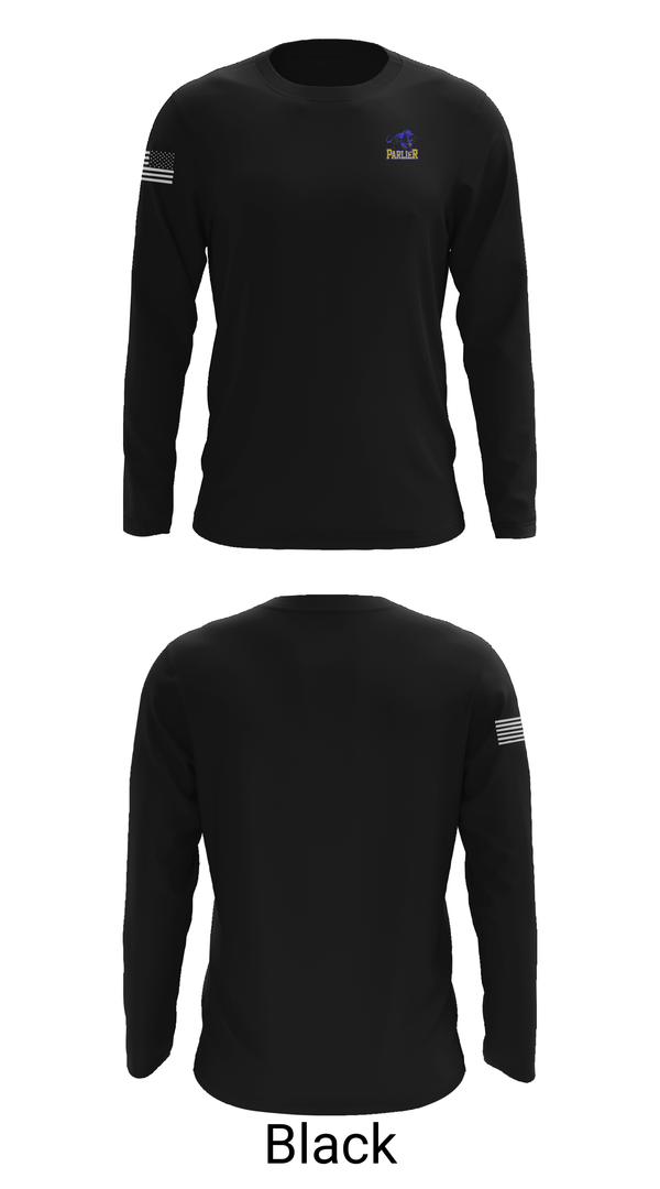 Long Sleeve Performance Shirt, Parlier High School Basketball, Men's Basketball, Teamtime, Team time, sublimation, custom sports apparel, team uniforms, spirit wear, spiritwear, sports uniforms, custom shirts, team store, custom team store, fundraiser sports, apparel fundraiser