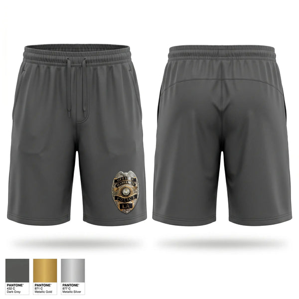 Athletic Shorts With Pockets, Jeanerette Police Department, Police, Teamtime, Team time, sublimation, custom sports apparel, team uniforms, spirit wear, spiritwear, sports uniforms, custom shirts, team store, custom team store, fundraiser sports, apparel fundraiser