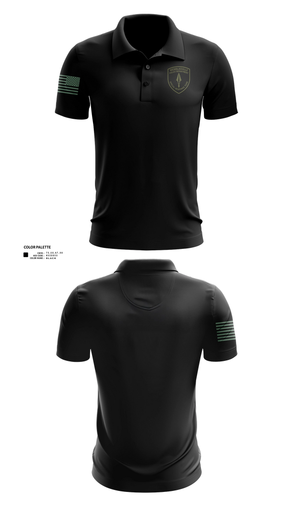 Nicholasville Police Department Special Response Team Short Sleeve Performance Polo - 21