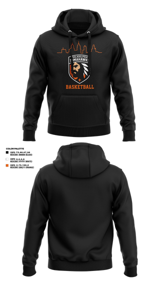 Hoodie, The Philadelphia Tomahawks, Men's Basketball, Teamtime, Team time, sublimation, custom sports apparel, team uniforms, spirit wear, spiritwear, sports uniforms, custom shirts, team store, custom team store, fundraiser sports, apparel fundraiser