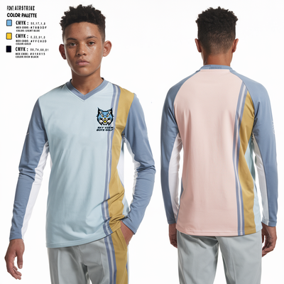 Sky View Boys Golf Long Sleeve Performance Shirt 2
