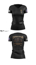 Cerberus Platoon C 3-6 69701442 Women's Short Sleeve V-neck Shirt - 3
