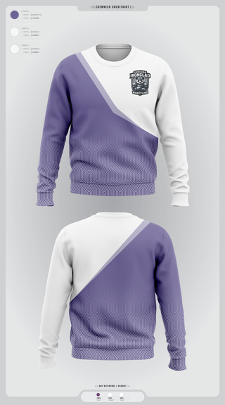Crew Neck Sweatshirt, Indiana Ironclad Wrestling, Wrestling, Teamtime, Team time, sublimation, custom sports apparel, team uniforms, spirit wear, spiritwear, sports uniforms, custom shirts, team store, custom team store, fundraiser sports, apparel fundraiser