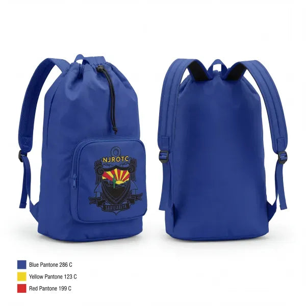 Gear Bag, Sahuarita NJROTC, Navy, Teamtime, Team time, sublimation, custom sports apparel, team uniforms, spirit wear, spiritwear, sports uniforms, custom shirts, team store, custom team store, fundraiser sports, apparel fundraiser