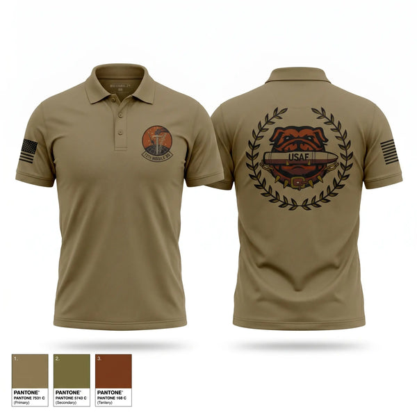 Short Sleeve Performance Polo, 12th Missile Squadron, Air Force, Teamtime, Team time, sublimation, custom sports apparel, team uniforms, spirit wear, spiritwear, sports uniforms, custom shirts, team store, custom team store, fundraiser sports, apparel fundraiser