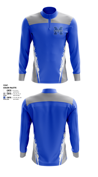 Quarter Zip Jacket, Midview Middies, Cheer, Teamtime, Team time, sublimation, custom sports apparel, team uniforms, spirit wear, spiritwear, sports uniforms, custom shirts, team store, custom team store, fundraiser sports, apparel fundraiser