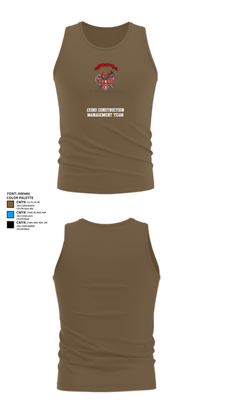 Tank Top, 133rd Construction Management Team, , Teamtime, Team time, sublimation, custom sports apparel, team uniforms, spirit wear, spiritwear, sports uniforms, custom shirts, team store, custom team store, fundraiser sports, apparel fundraiser