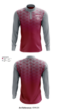 Hansberry College Prep Basketball 96939657 Quarter Zip Jacket - 1