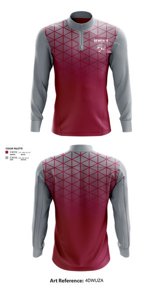 Quarter Zip Jacket, Hansberry College Prep Basketball, Men's Basketball, Teamtime, Team time, sublimation, custom sports apparel, team uniforms, spirit wear, spiritwear, sports uniforms, custom shirts, team store, custom team store, fundraiser sports, apparel fundraiser