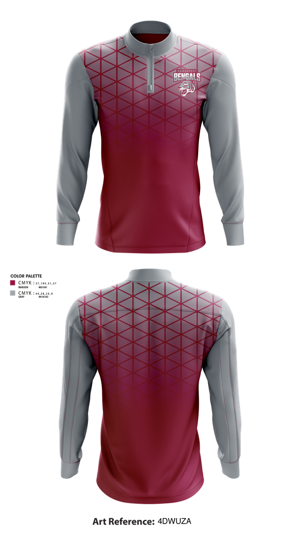 Quarter Zip Jacket, Hansberry College Prep Basketball, Men's Basketball, Teamtime, Team time, sublimation, custom sports apparel, team uniforms, spirit wear, spiritwear, sports uniforms, custom shirts, team store, custom team store, fundraiser sports, apparel fundraiser