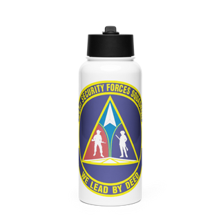 341 SFS 71584549 Stainless Steel Water Bottle with a Straw Lid
