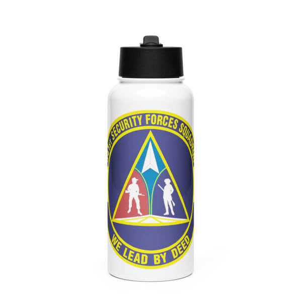 341 SFS 71584549 Stainless Steel Water Bottle with a Straw Lid