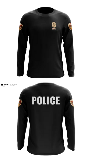 Long Sleeve Performance Shirt, team name, Police, Teamtime, Team time, sublimation, custom sports apparel, team uniforms, spirit wear, spiritwear, sports uniforms, custom shirts, team store, custom team store, fundraiser sports, apparel fundraiser