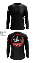 2-10 AHB Knighthawks 14380811 Long Sleeve Performance Shirt 69