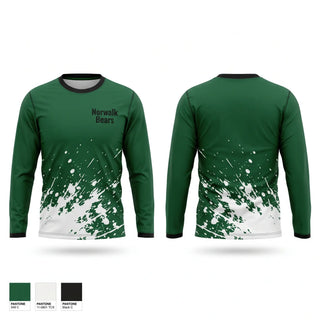 Long Sleeve Performance Shirt, Norwalk Bears, , Teamtime, Team time, sublimation, custom sports apparel, team uniforms, spirit wear, spiritwear, sports uniforms, custom shirts, team store, custom team store, fundraiser sports, apparel fundraiser