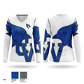 Conemaugh Valley Bluejays Women's Long Sleeve V-neck Shirt - 1