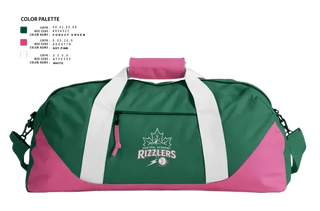 Duffle Bag, Central Vermont Rizzlers, Baseball, Teamtime, Team time, sublimation, custom sports apparel, team uniforms, spirit wear, spiritwear, sports uniforms, custom shirts, team store, custom team store, fundraiser sports, apparel fundraiser